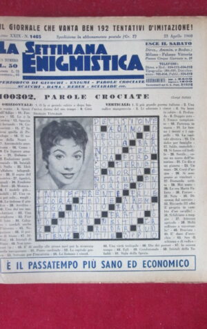 SETTIMANA ENIGMISTICA  1465 1960  [H063]1