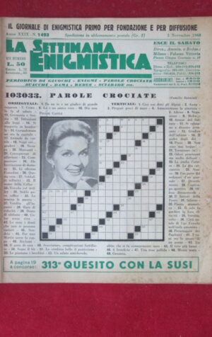 SETTIMANA ENIGMISTICA  1493 1960  [H063]1
