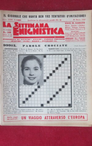 SETTIMANA ENIGMISTICA  1461 1960  [H063]1