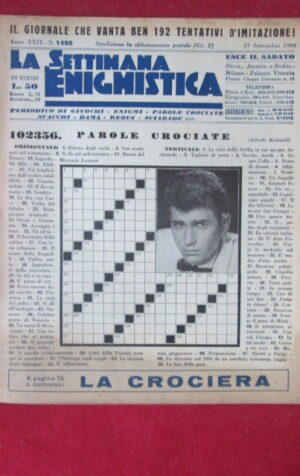 SETTIMANA ENIGMISTICA  1486 1960  [H063]1