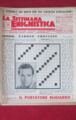 SETTIMANA ENIGMISTICA  1488 1960  [H063]1