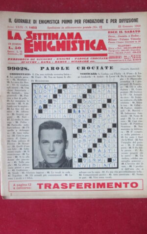 SETTIMANA ENIGMISTICA  1452 1960  [H063]1