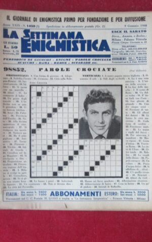 SETTIMANA ENIGMISTICA  1450 1960  [H063]1