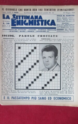 SETTIMANA ENIGMISTICA  1474 1960  [H063]1