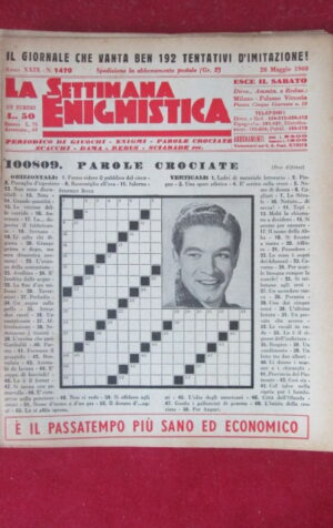 SETTIMANA ENIGMISTICA  1470 1960  [H063]1