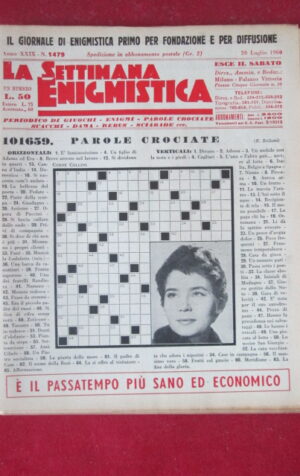 SETTIMANA ENIGMISTICA  1479 1960  [H063]1