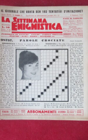 SETTIMANA ENIGMISTICA  1449 1960  [H063]2