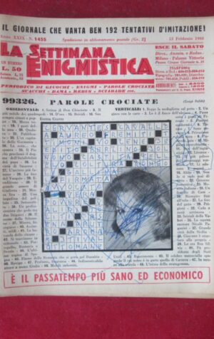 SETTIMANA ENIGMISTICA  1455 1960  [H063]1
