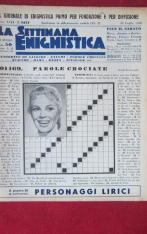 SETTIMANA ENIGMISTICA  1477 1960  [H063]2
