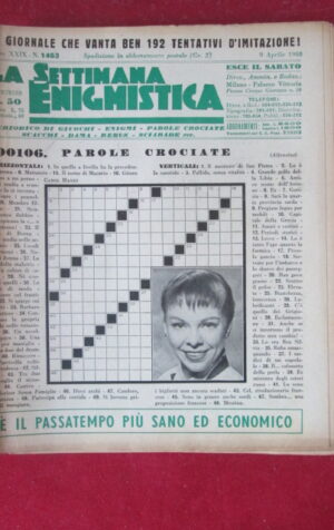 SETTIMANA ENIGMISTICA  1463 1960  [H063]1