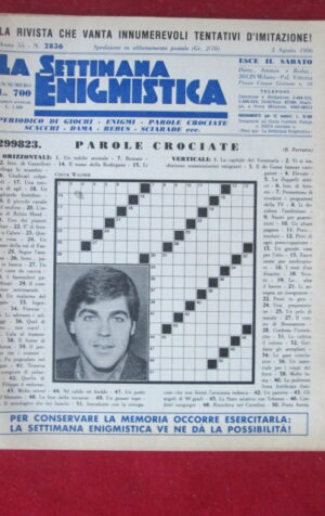 SETTIMANA ENIGMISTICA  2836 1986  [H063]1