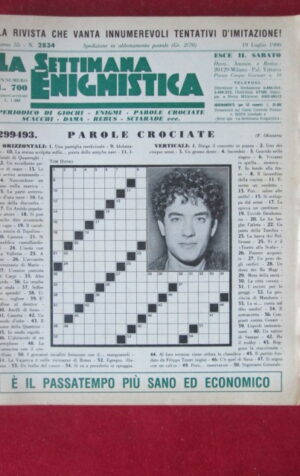 SETTIMANA ENIGMISTICA  2834 1986  [H063]1