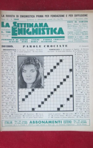 SETTIMANA ENIGMISTICA  2849 1986  [H063]1