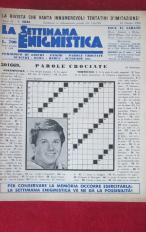 SETTIMANA ENIGMISTICA  2848 1986  [H063]1
