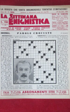 SETTIMANA ENIGMISTICA  2856 1986  [H063]1