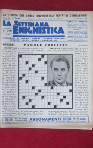 SETTIMANA ENIGMISTICA  2854 1986  [H063]1