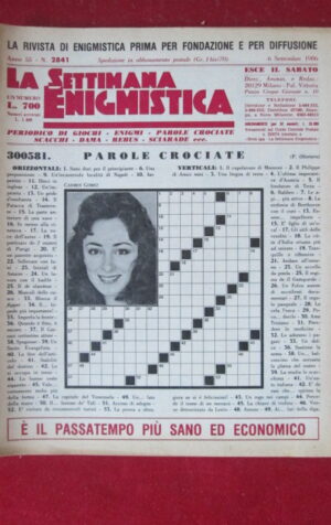 SETTIMANA ENIGMISTICA  2841 1986  [H063]1