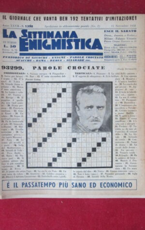 SETTIMANA ENIGMISTICA  1390 1958  [H063]1