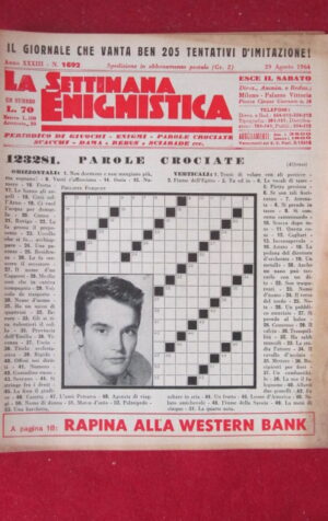 SETTIMANA ENIGMISTICA  1692 1964  [H063]1