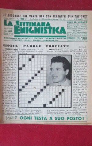 SETTIMANA ENIGMISTICA  1658 1964  [H063]1