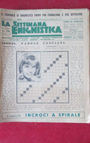 SETTIMANA ENIGMISTICA  1673 1964  [H063]1