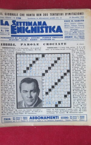 SETTIMANA ENIGMISTICA  1708 1964  [H063]1