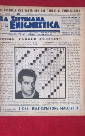 SETTIMANA ENIGMISTICA  1684 1964  [H063]1