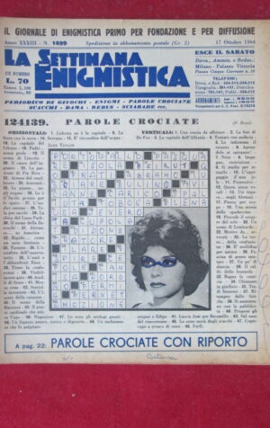 SETTIMANA ENIGMISTICA  1699 1964  [H063]1