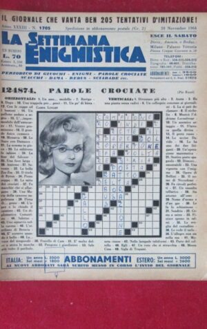 SETTIMANA ENIGMISTICA  1705 1964  [H063]1