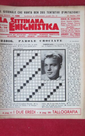 SETTIMANA ENIGMISTICA  1698 1964  [H063]1