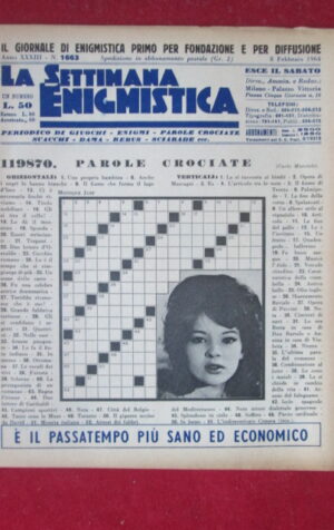 SETTIMANA ENIGMISTICA  1663 1964  [H063]1