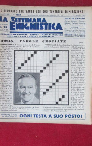 SETTIMANA ENIGMISTICA  1672 1964  [H063]1