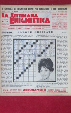 SETTIMANA ENIGMISTICA  1707 1964  [H063]1