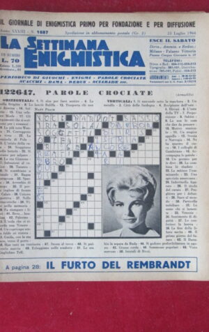 SETTIMANA ENIGMISTICA  1687 1964  [H063]1
