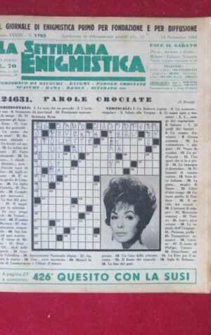 SETTIMANA ENIGMISTICA  1703 1964  [H063]1