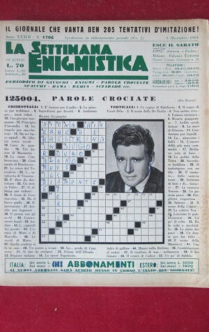SETTIMANA ENIGMISTICA  1706 1964  [H063]1