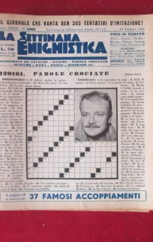 SETTIMANA ENIGMISTICA  1666 1964  [H063]1