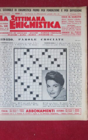 SETTIMANA ENIGMISTICA  1659 1964  [H063]1