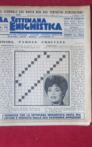 SETTIMANA ENIGMISTICA  1675 1964  [H063]1