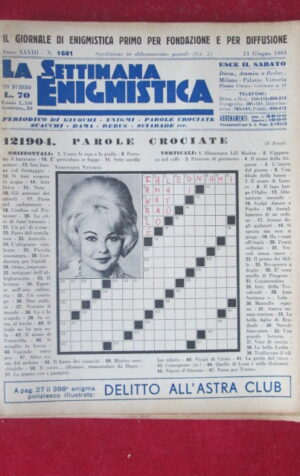 SETTIMANA ENIGMISTICA  1681 1964  [H063]1