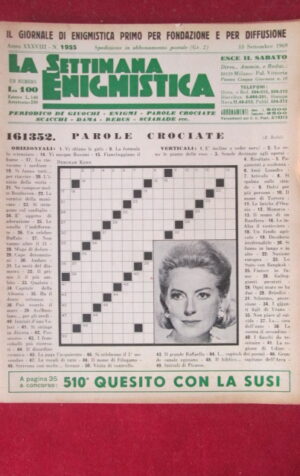 SETTIMANA ENIGMISTICA  1955 1969  [H064]1