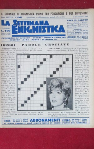 SETTIMANA ENIGMISTICA  1963 1969  [H064]1