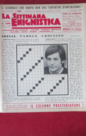 SETTIMANA ENIGMISTICA  1962 1969 GIANCARLO GIANNINI [H064]1