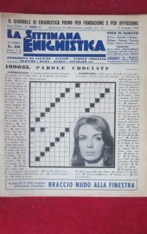 SETTIMANA ENIGMISTICA  1555 1962  [H064]1