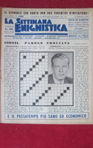 SETTIMANA ENIGMISTICA  1558 1962  [H064]1