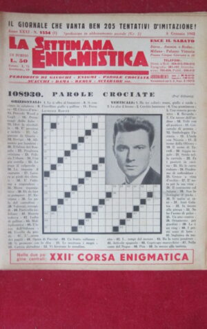 SETTIMANA ENIGMISTICA  1554 1962  [H064]1