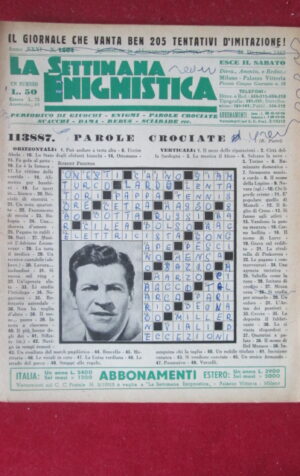 SETTIMANA ENIGMISTICA  1604 1962  [H064]1