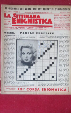 SETTIMANA ENIGMISTICA  1293 1957  [H064]1