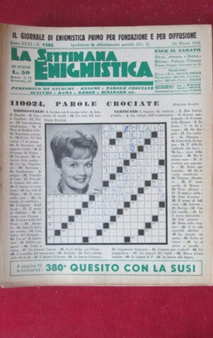 SETTIMANA ENIGMISTICA  1565 1962  [H064]1