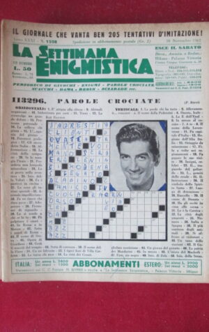 SETTIMANA ENIGMISTICA  1598 1962  [H064]1